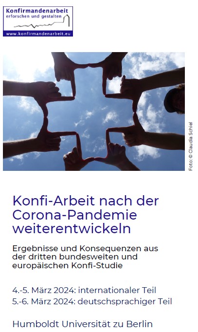 Coverbild des Flyer der Tagung zur bundesweiten Konfi-Studie